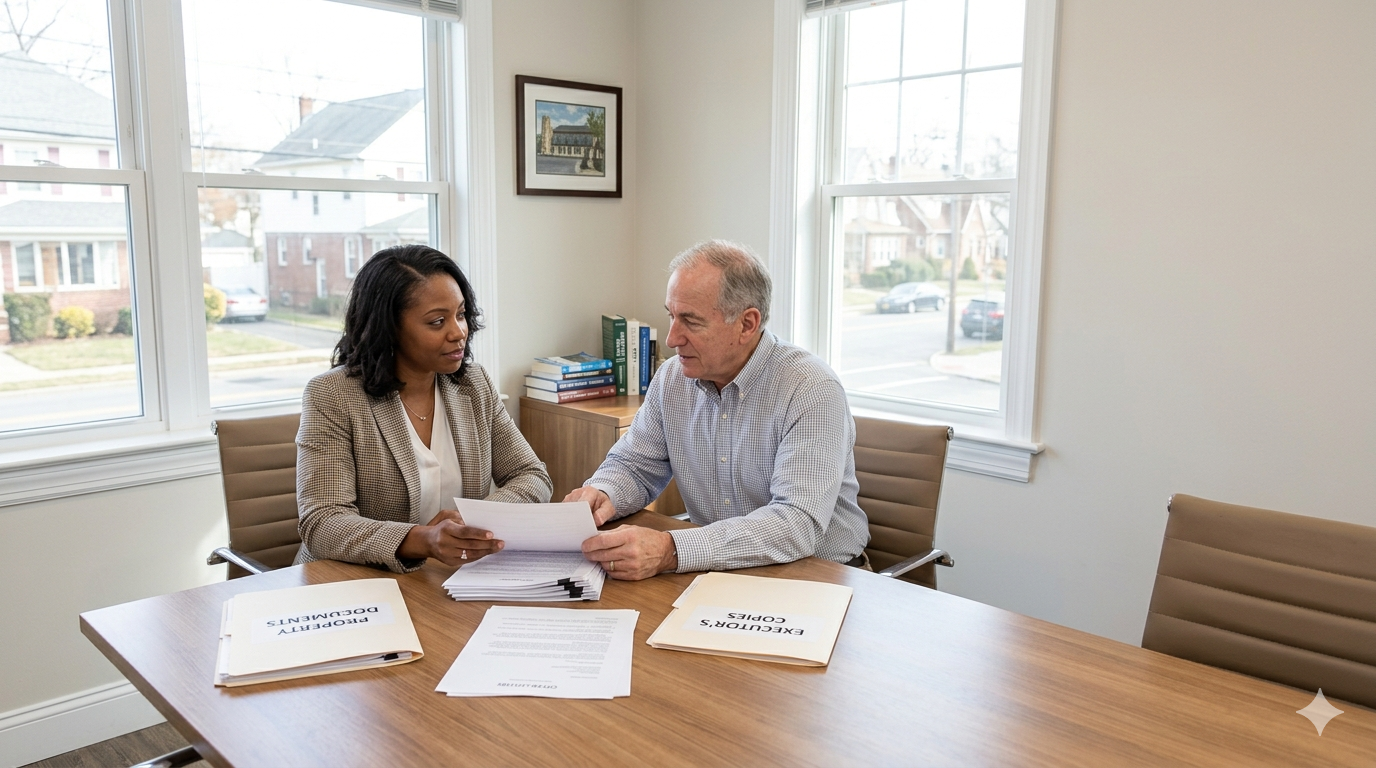 selling an inherited home in Teaneck NJ reviewing offers and closing probate property sale Bergen County NJ