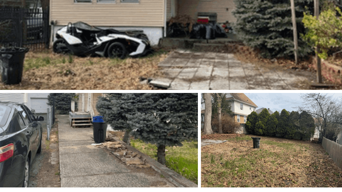 Single family home for sale in Passaic NJ featuring driveway parking and private backyard space in the Passaic Park neighborhood near NYC commuter routes