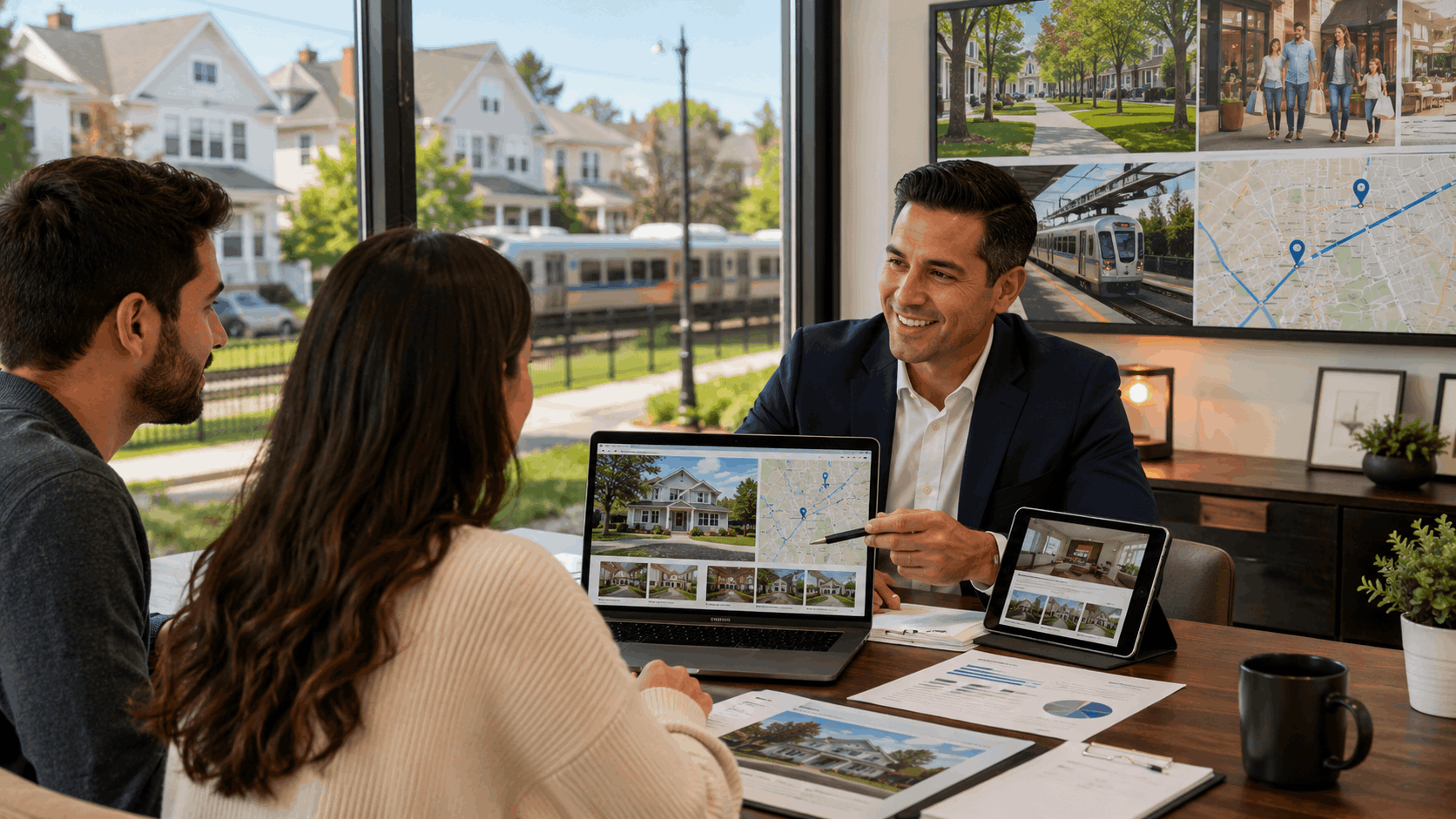 North Jersey real estate advisor reviewing Fair Lawn pricing, neighborhood strategy, commute access, and marketing plans with buyers and sellers.