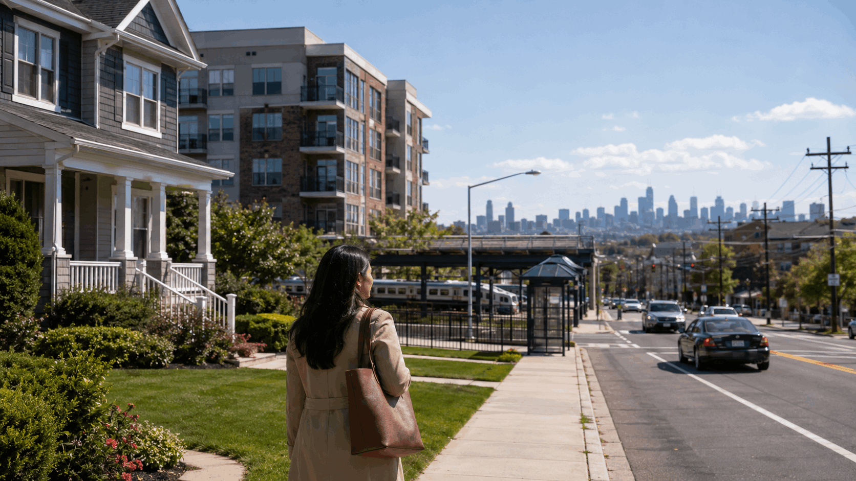 Hackensack NJ commuter-friendly neighborhood with residential homes, transit access, and location advantages tied to NYC convenience and daily lifestyle appeal.