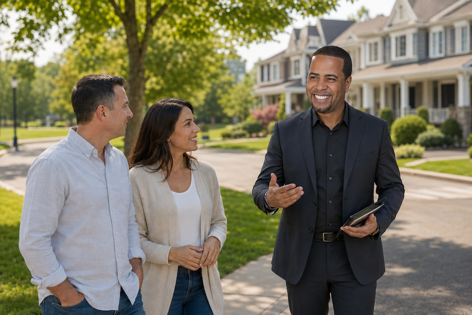 Johnny Rodriguez helping homebuyers explore North Jersey communities.