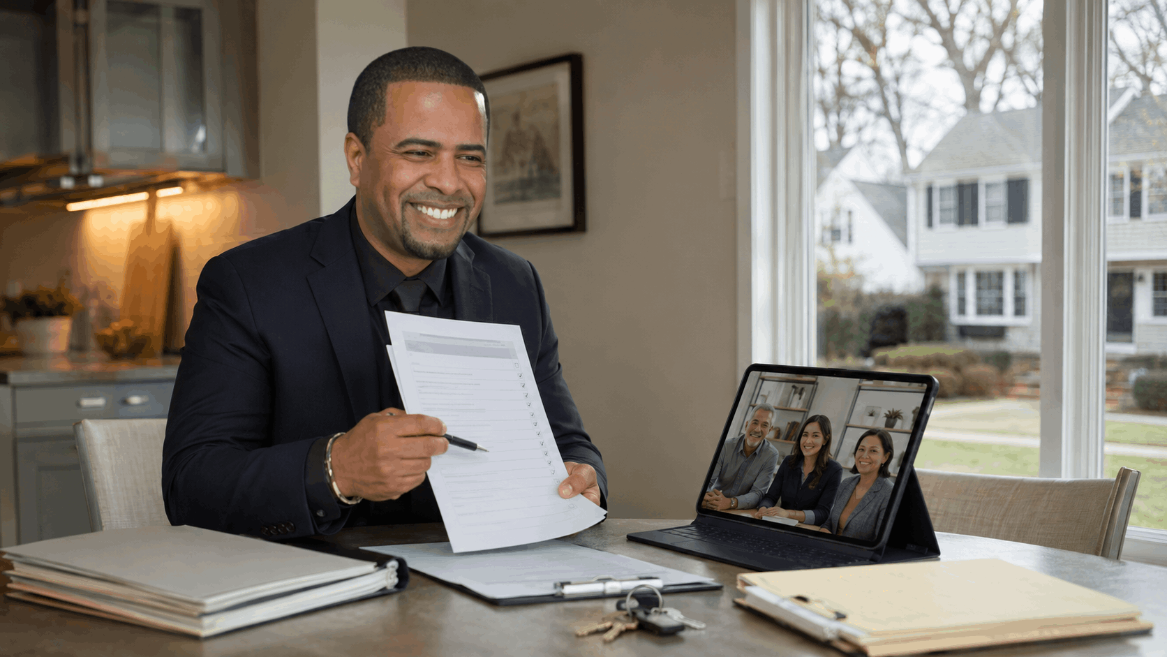 Johnny Rodriguez coordinating a North Jersey probate home sale with an out-of-state family.