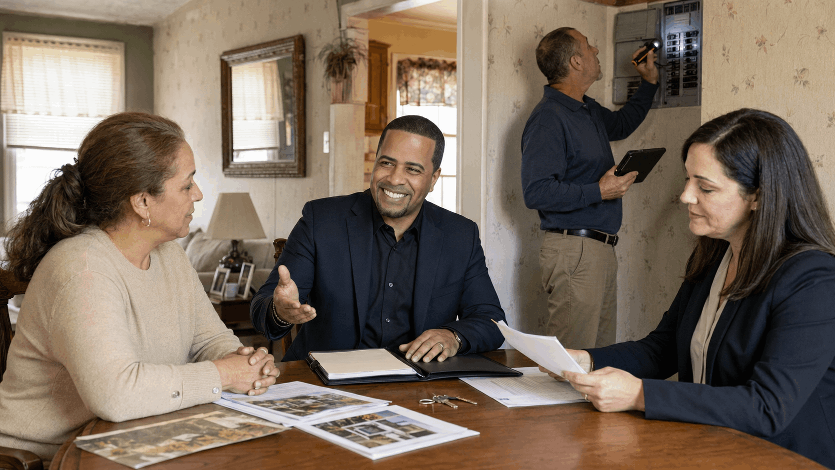 New Jersey homeowner reviewing inspections and contract terms for an as-is property sale.