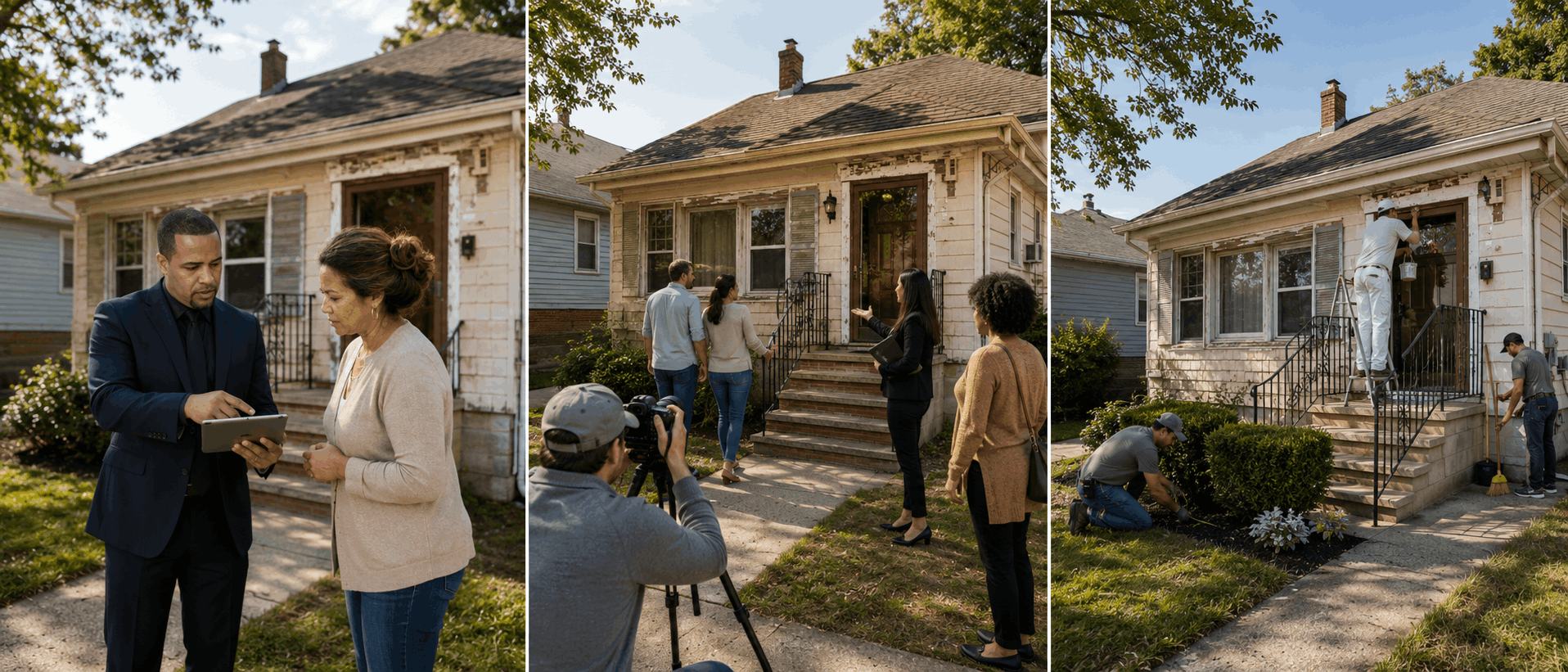 Comparison of a direct cash sale, an as-is listing, and a prepared home sale in Passaic County.