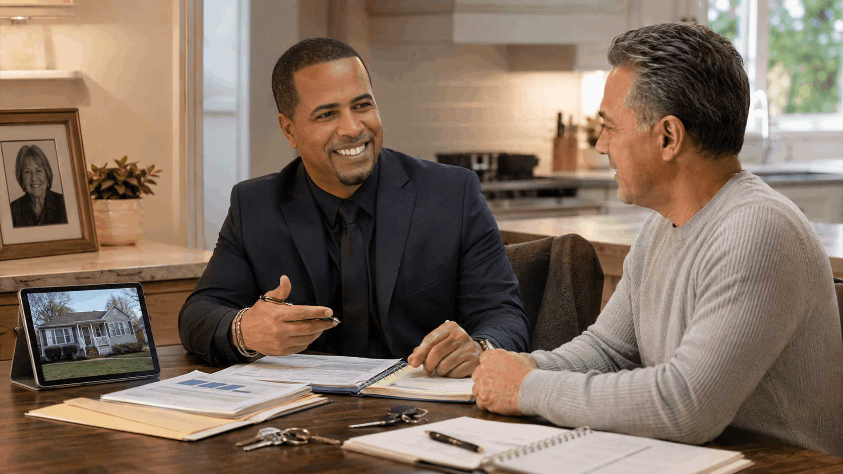 Johnny Rodriguez advising an executor about a New Jersey probate property with mortgage and foreclosure concerns.