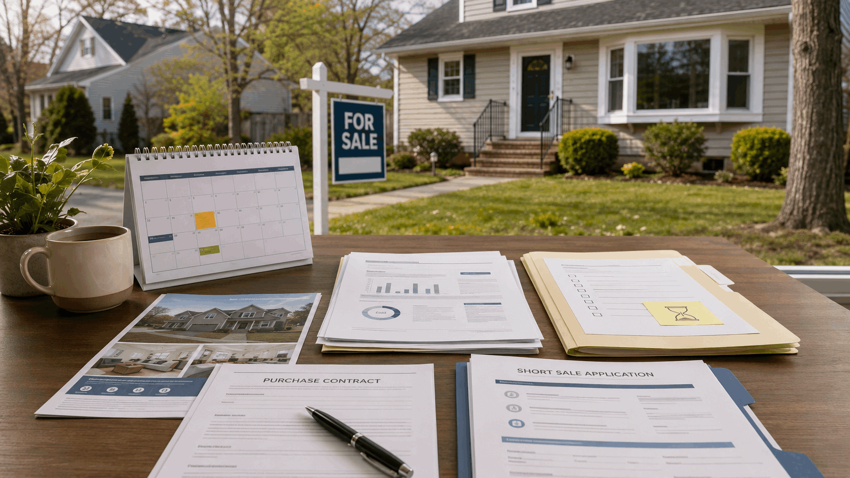 North Jersey home listed for sale while short sale documents and sheriff-sale deadlines remain under review.