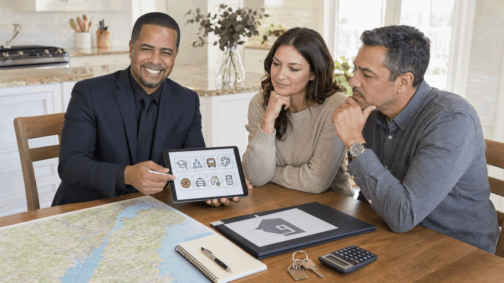 Johnny Rodriguez helping North Jersey homebuyers identify school, commute and housing priorities.