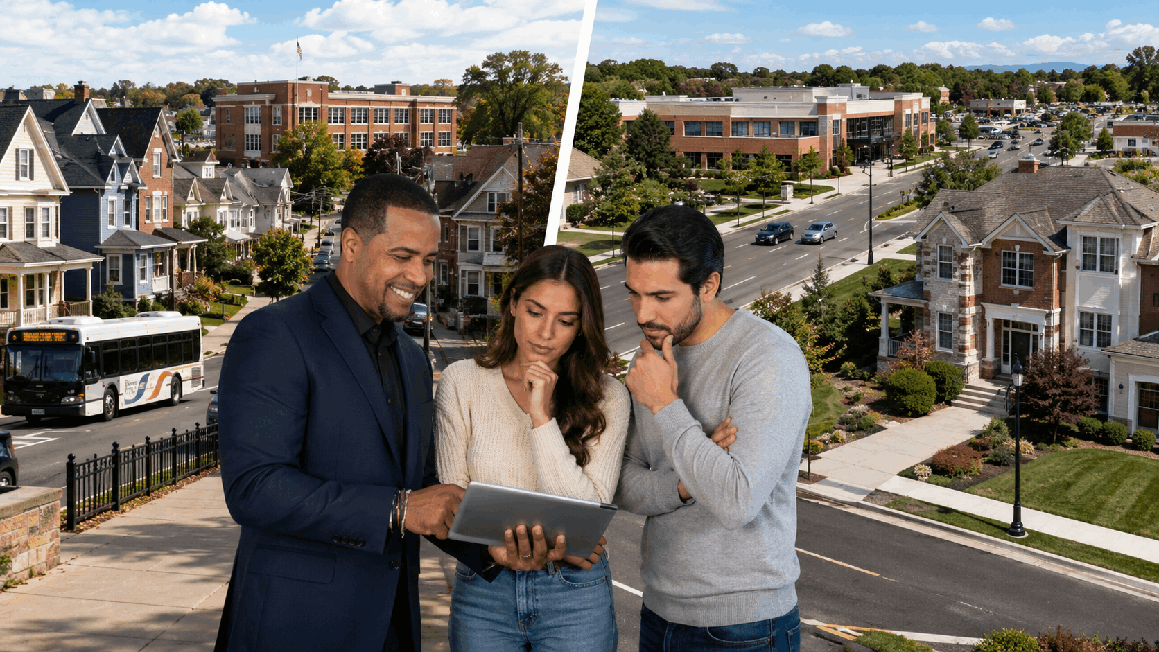 Johnny Rodriguez helps homebuyers compare Clifton and Paramus, New Jersey neighborhoods, public schools, housing styles, transportation, and suburban amenities.