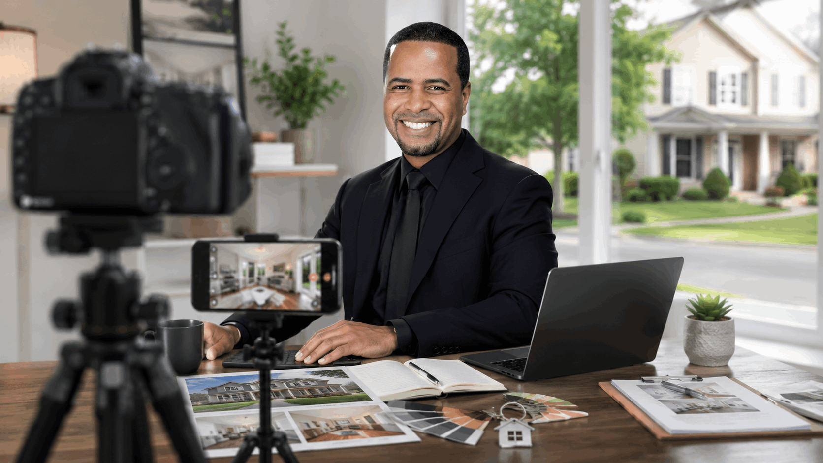 Johnny Rodriguez creating professional real estate video marketing content for North Jersey home buyers and sellers.