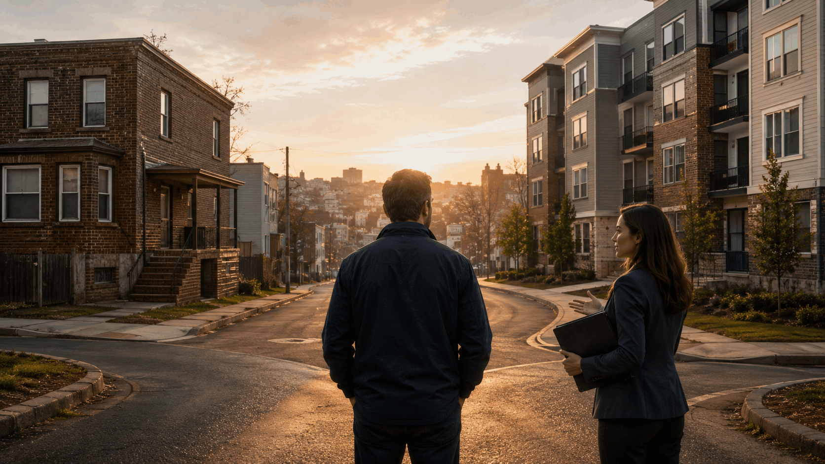 North Jersey landlord considers selling a brick two-family rental or completing a 1031 exchange into a larger multifamily property with professional guidance.