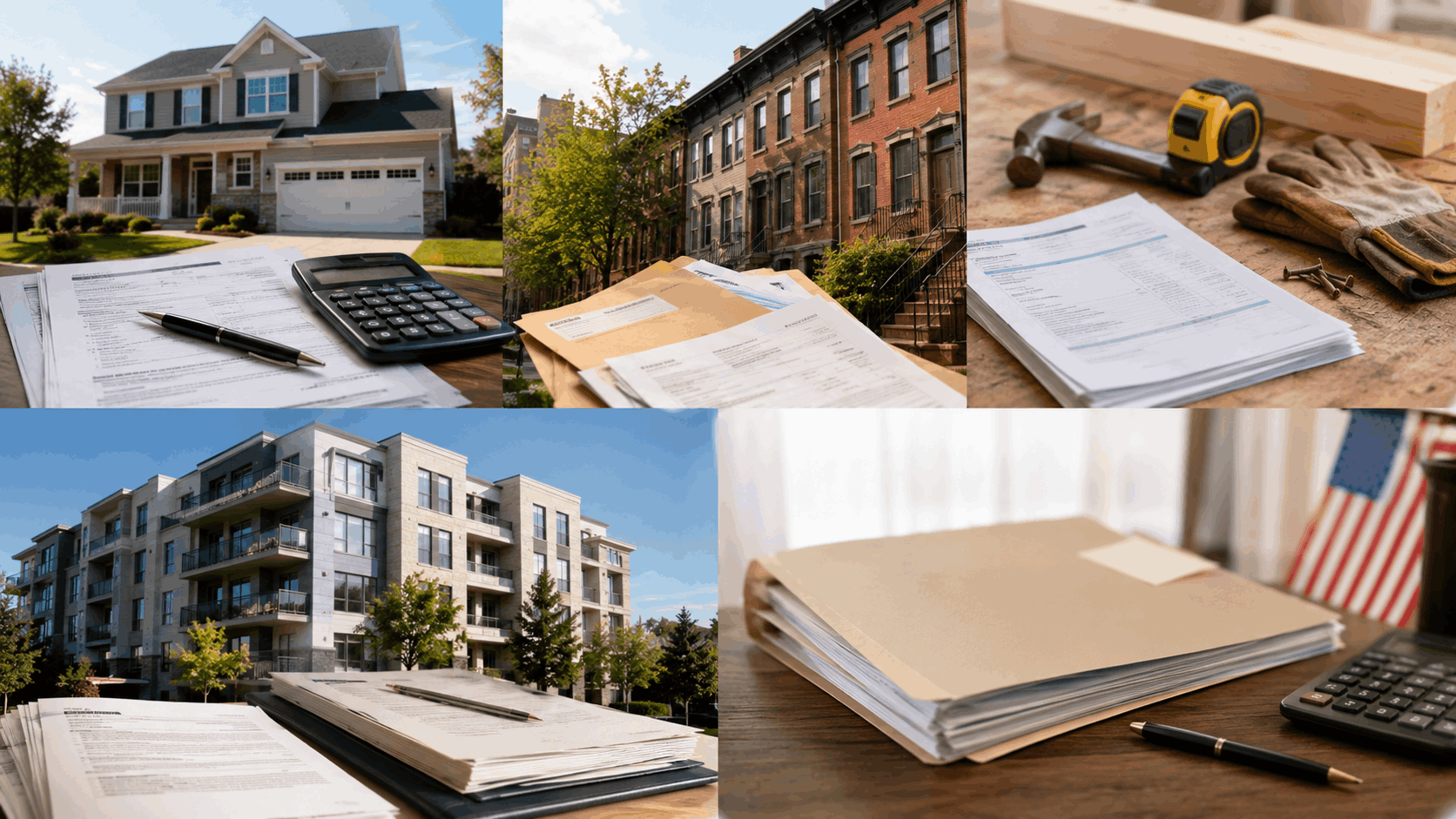Common New Jersey property lien situations involving mortgage debt, municipal taxes, contractor invoices, condominium fees, and federal tax documents.