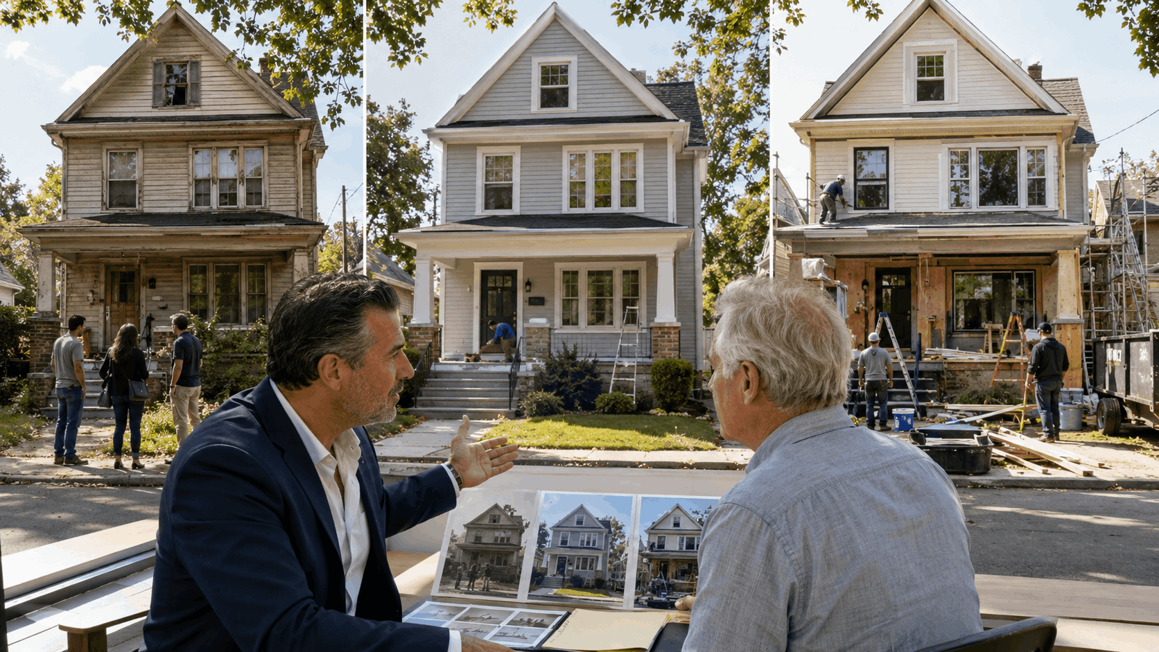 Johnny Rodriguez compares as-is, essential repair, and full renovation strategies with an executor for an inherited North Jersey home.