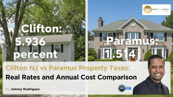 Clifton NJ vs Paramus Property Taxes: Real Rates and Annual Cost Comparison