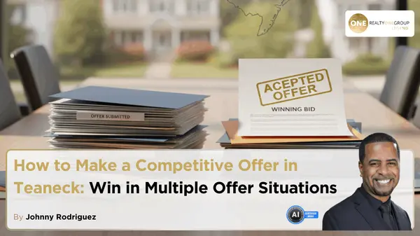 How to Make a Competitive Offer in Teaneck: Win in Multiple Offer Situations,Johnny Rodriguez