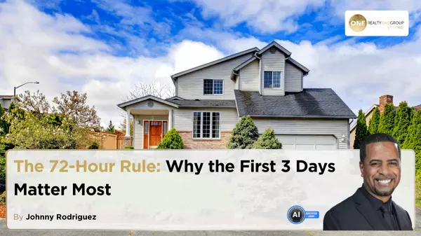 The 72-Hour Rule: Why the First 3 Days Matter Most,Johnny Rodriguez