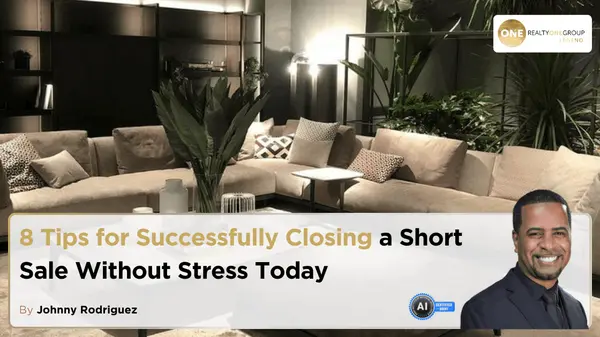8 Tips for Successfully Closing a Short Sale Without Stress Today,Johnny Rodriguez