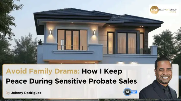 Avoid Family Drama: How I Keep Peace During Sensitive Probate Sales,Johnny Rodriguez