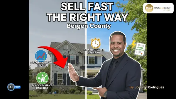 Sell Home Fast Bergen County | 2026 Market Strategies for Sellers,Johnny Rodriguez