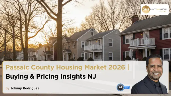 Passaic County Housing Market 2026 | Buying & Pricing Insights NJ,Johnny Rodriguez