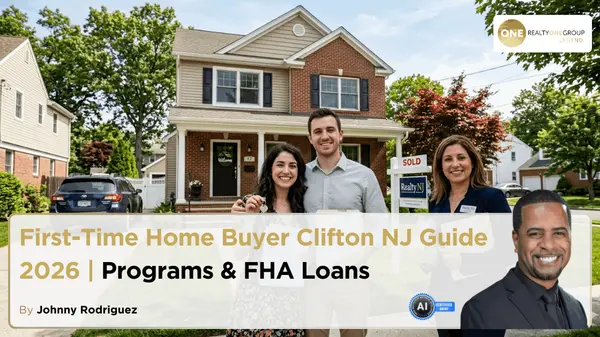 First-Time Home Buyer Clifton NJ Guide 2026 | Programs & FHA Loans,Johnny Rodriguez