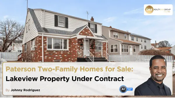 Paterson Two-Family Homes for Sale: Lakeview Property Under Contract,Johnny Rodriguez