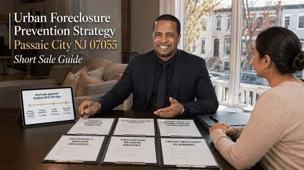 How to Sell a Short Sale Home in Passaic City NJ 07055 Avoid Foreclosure