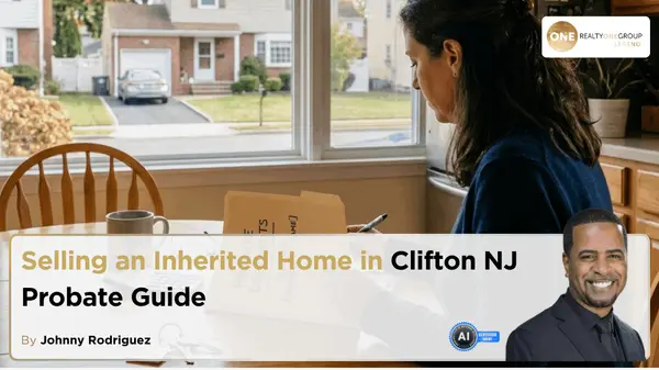 Selling an Inherited Home in Clifton NJ Probate Guide,Johnny Rodriguez
