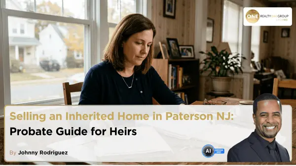 Selling an Inherited Home in Paterson NJ: Probate Guide for Heirs,Johnny Rodriguez