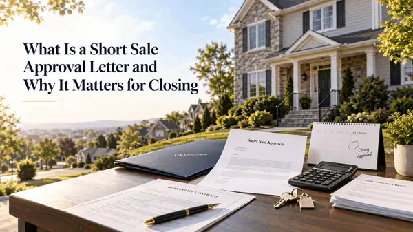 What Is a Short Sale Approval Letter and Why It Matters for Closing,Johnny Rodriguez