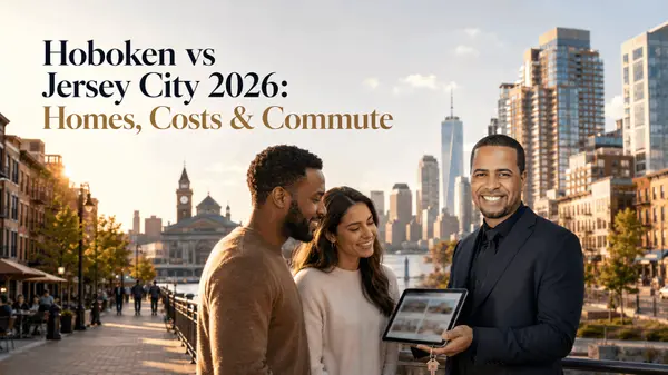 Hoboken vs Jersey City 2026: Homes, Costs & Commute