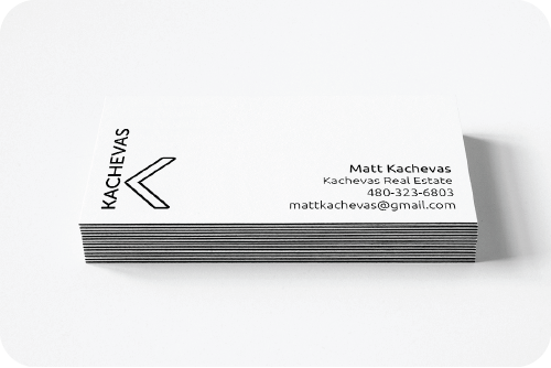 Kachevas Real Estate Business Card