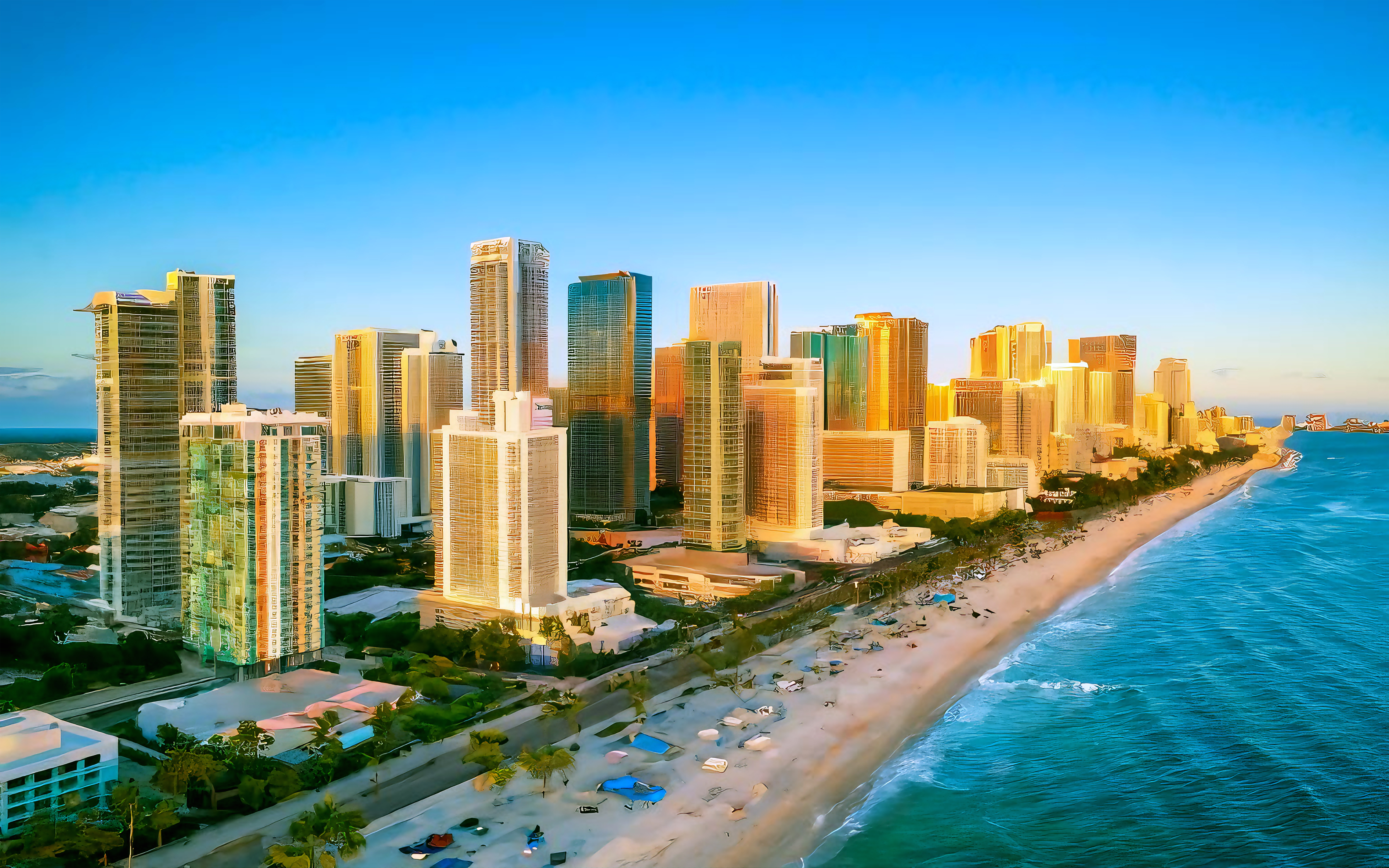 stunning-aerial-drone-shot-capturing-vibrant-miami-skyline-with-tall-highrise-buildings (1)