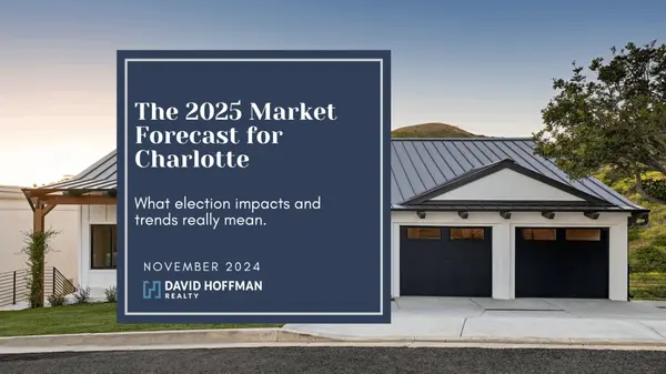 feature image of You might think the housing market goes up in 2025 but it doesn't' | Outlook on Charlotte real estate following 2024 election