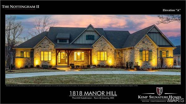 1818 Manor Hill RD, Town And Country, MO 63131