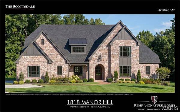 1818 Manor Hill RD, Town And Country, MO 63131