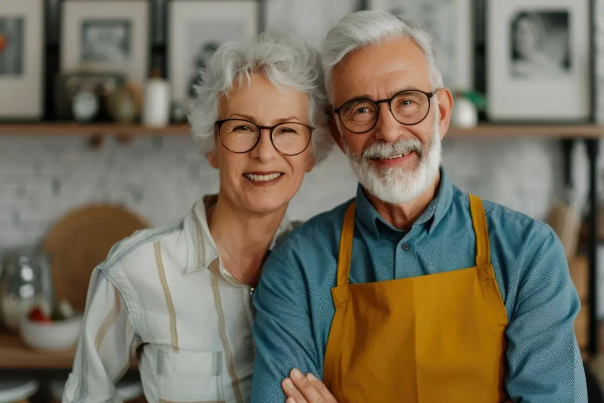 Raleigh Durham senior couple - downsizers club 