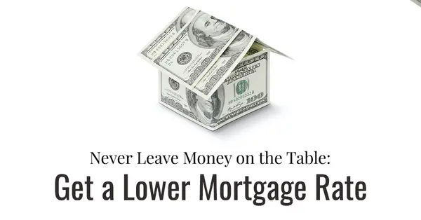 Never Leave Money on the Table: Get a Lower Mortgage Rate,Tony Antoniewicz