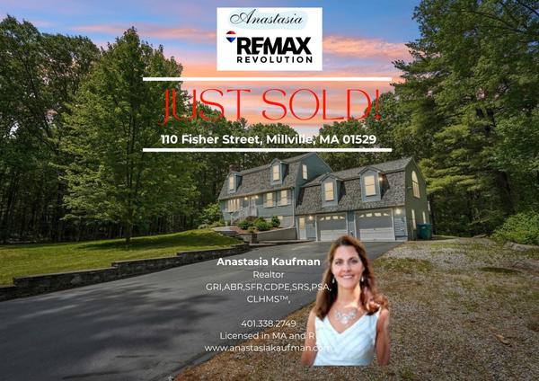 JUST SOLD: 110 Fisher Street, Millville, MA 01529