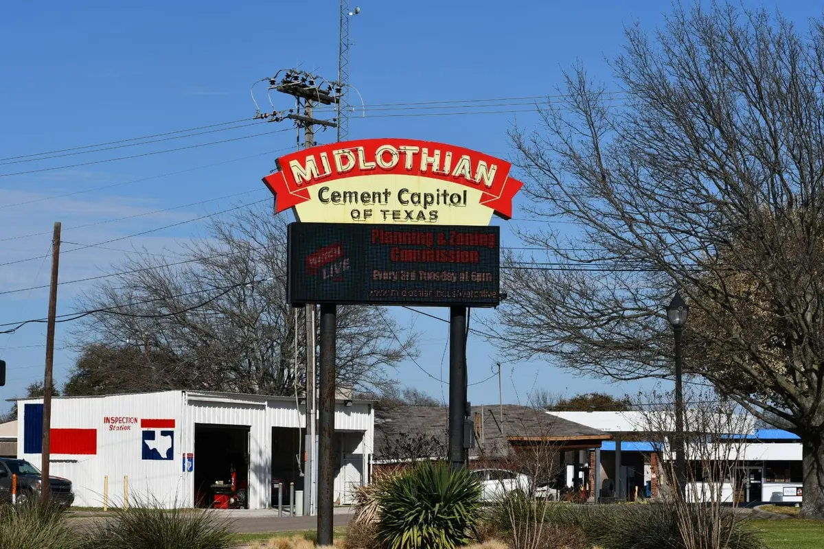 Midlothian-sign