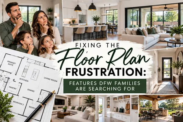 Fixing the Floor Plan Frustration: Features DFW Families Are Searching For
