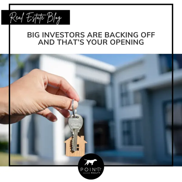 Big Investors Are Backing Off and That’s Your Opening