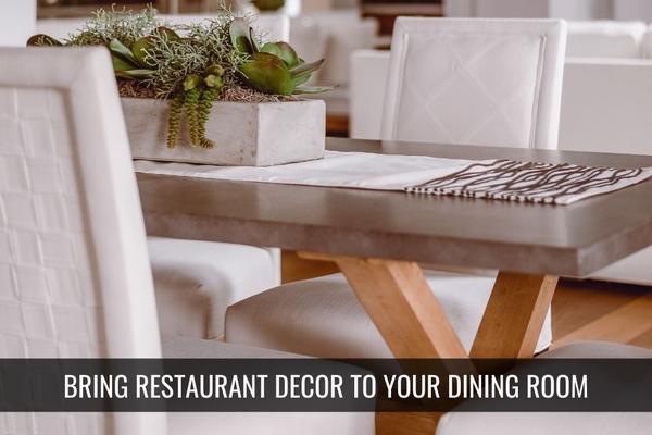 How to Bring Restaurant Design to your Dining  Room,TAMARA FIEMA