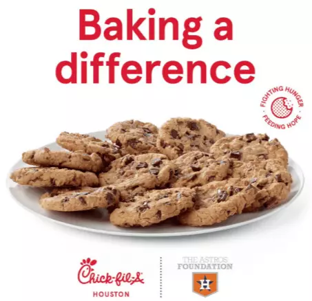 Houston Astros and Chick-fil-A Launch Sweet Campaign to Combat Hunger Across the City