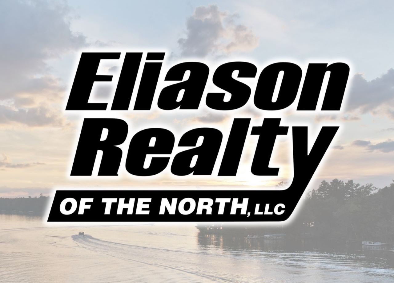 Eliason Realty of the North Logo with lake scene