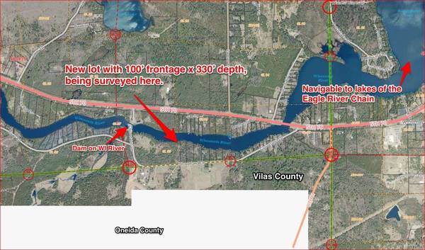 100' Ftg CLOVERLAND DR, Eagle River, WI 54521