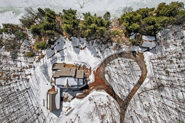 Bird’s eye view of Big Lake Estate, Cisco Chain