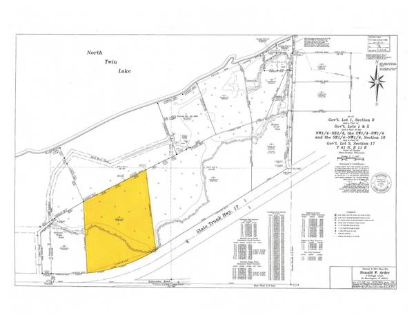 Lot 7 HUNTERS RIDGE RD, Phelps, WI 54554