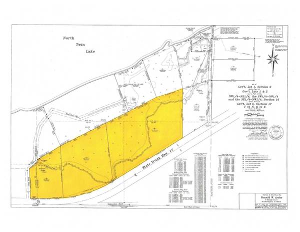 Lots 6-8 HUNTERS RIDGE RD, Phelps, WI 54554