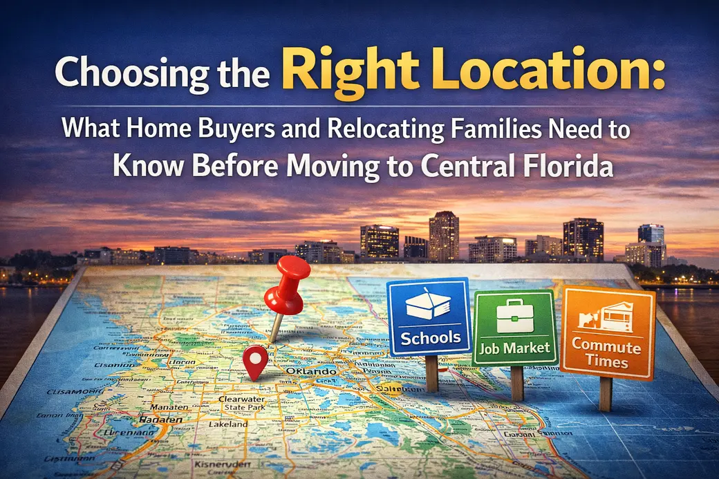 Choosing the Right Location: What Home Buyers and Relocating Families Need to Know Before Moving to Central Florida