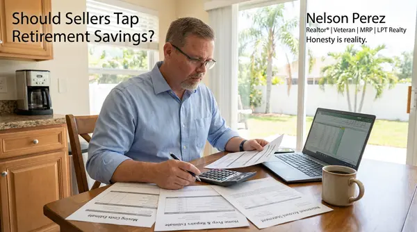 Should Florida Sellers Use Retirement Savings Before Selling?,Nelson Perez